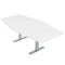 Skutchi Designs 45.25 in W, 84 in L, 29 in H, Engineered Wood Top, White HAR-HEX.IR-46x84-T-XD09 - alternate 1